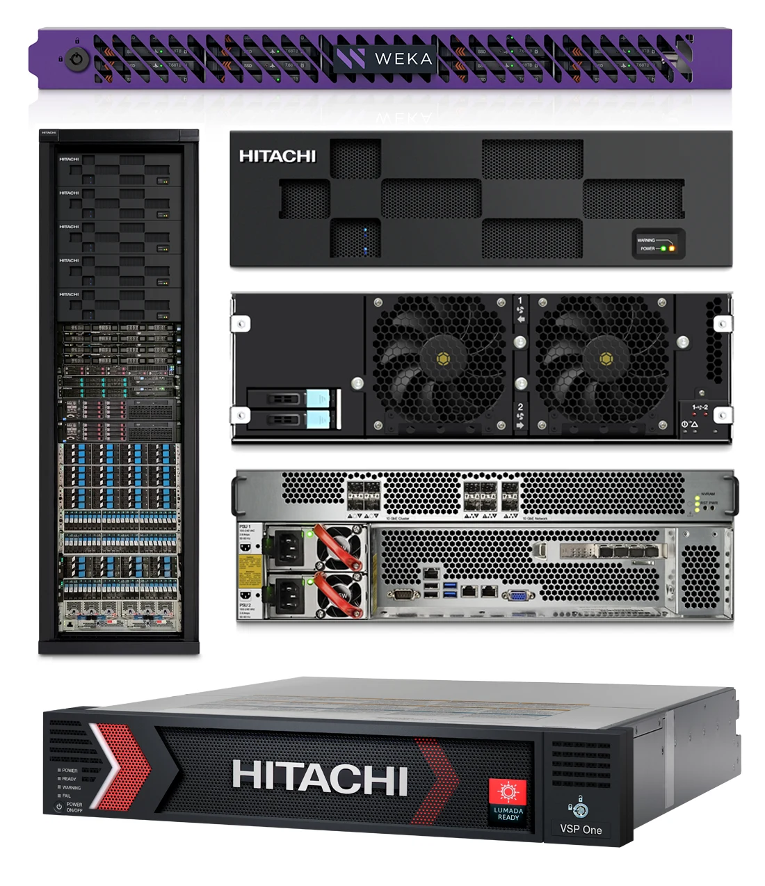Product renderings for Weeka and Hitachi