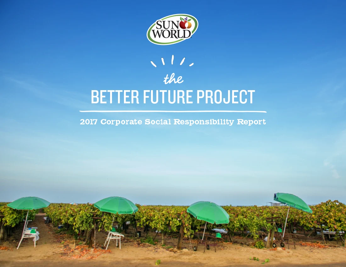 Sun World Sustainability Report